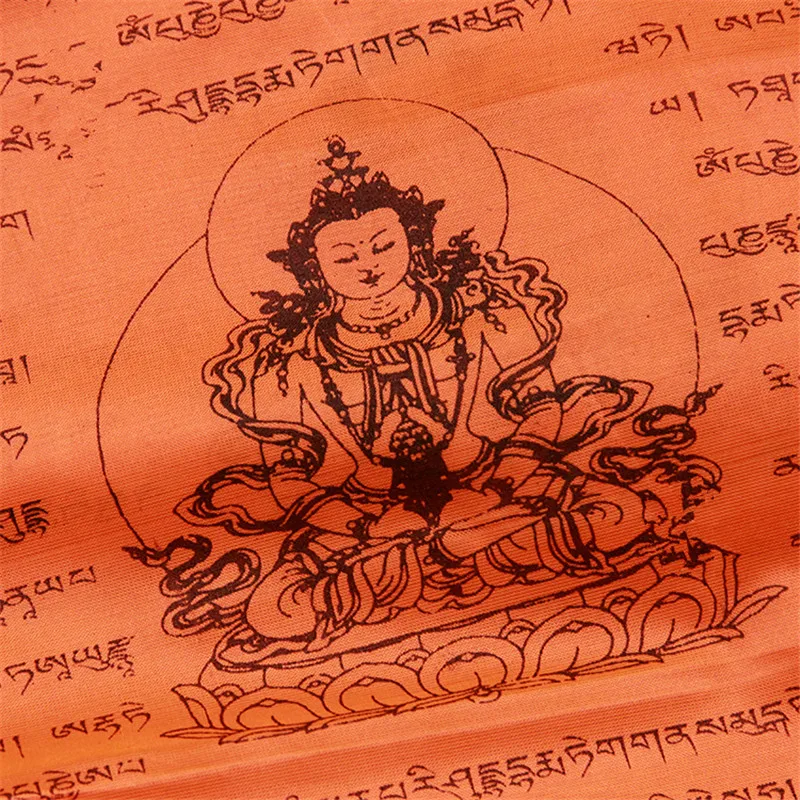 Буддистские товары священный Шелковый молитвенный флаг для продления жизни