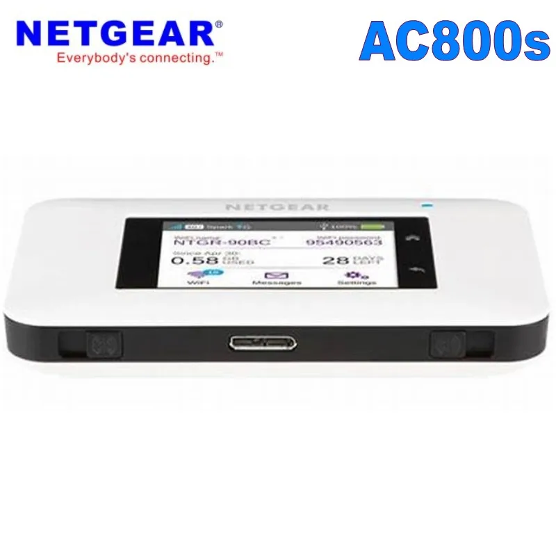 Лот из 20 шт. Netgear Aircard AC800S Cat9 450 Мбит/с Портативный 4G LTE WiFi точка доступа поддержка B1