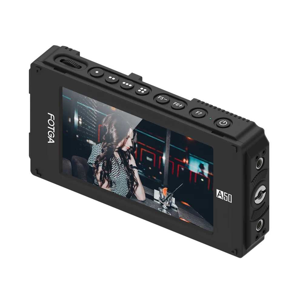 Переходное кольцо для объективов Fotga 1080p сенсорным экраном Hdmi 5 дюймов Fhd Ips видео