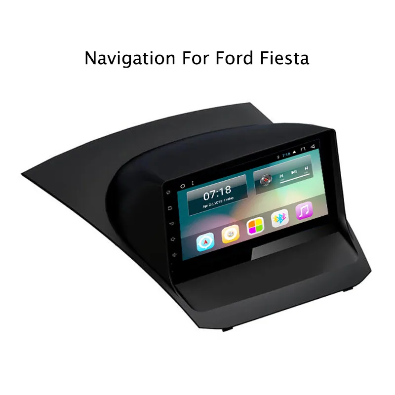 NaviTopia 2G RAM 32G ROM Android 7 1/8 1 Автомобильный мультимедийный аудио для Ford Fiesta 2017 2009 gps