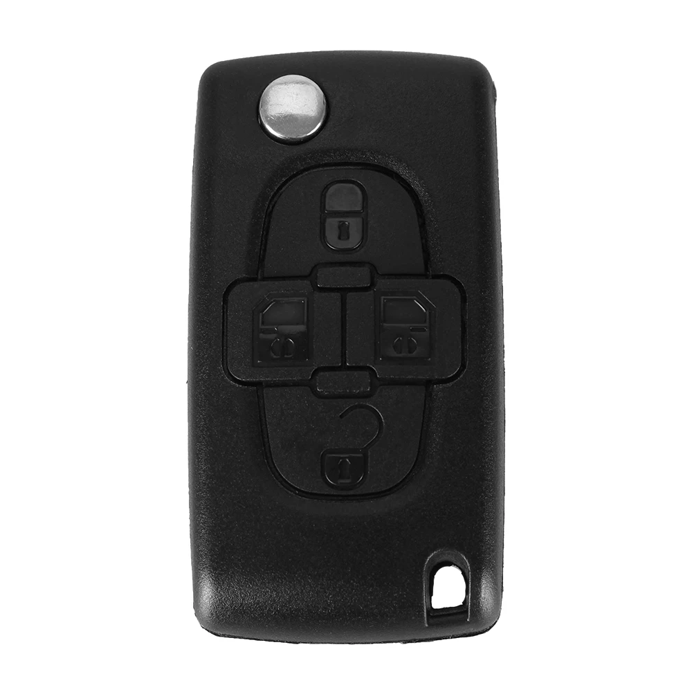 DANDKEY 10p CE523 4 Buttons Flip Floding Remote Car Key Fob Case Shell For Peugeot 1007 Citroen C8 Uncut Blade | Автомобили и