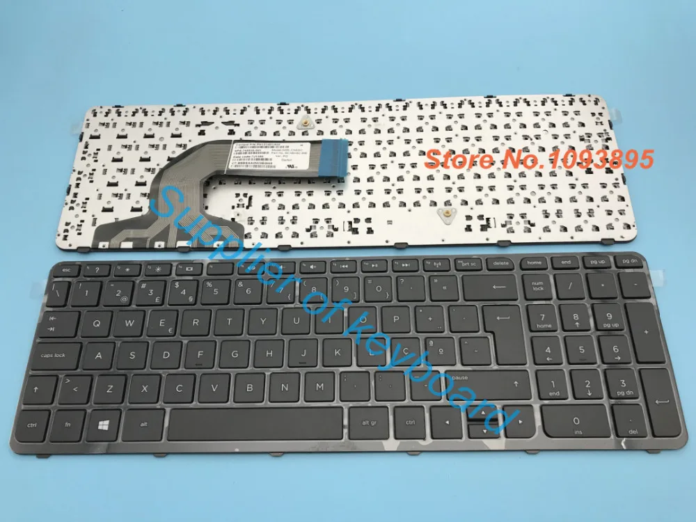 Новая португальская клавиатура с рамкой для HP Pavilion 15 r120np r200np r201np|keyboard for hp|keyboard hp