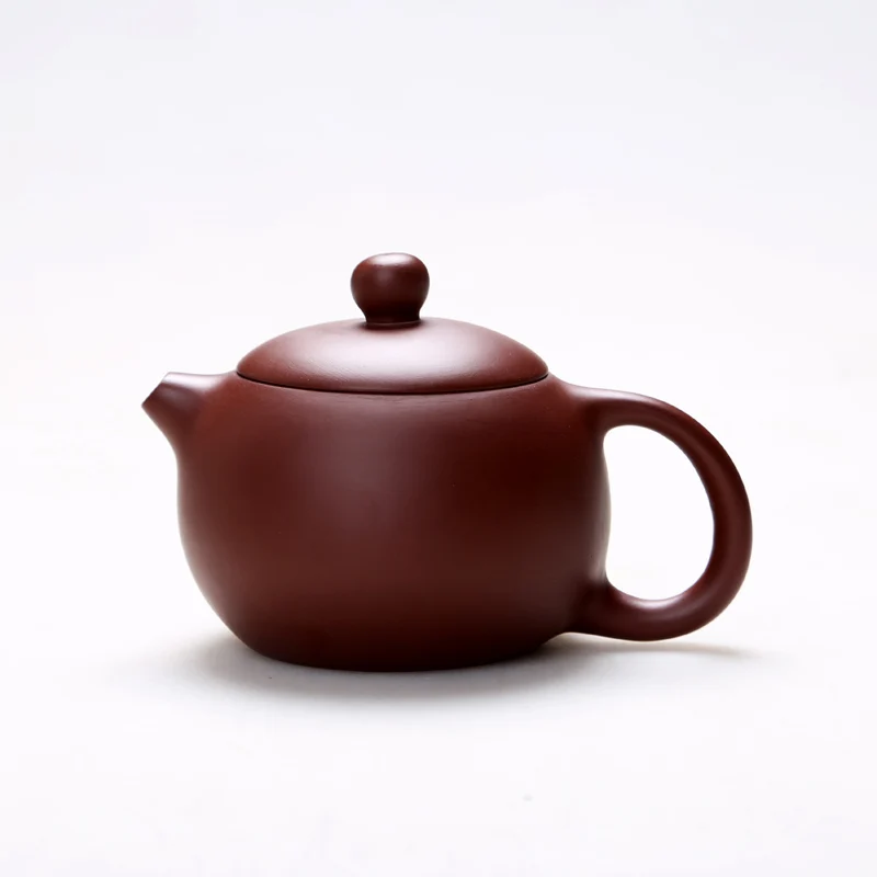 mud purple sand pot WSHYUFEI китайский исинский чай посуда чайники фиолетовая глина чайник совок чайник 210 мл 9 отверстий китайский Zisha чайные горшки - Цвет: mud purple sand pot