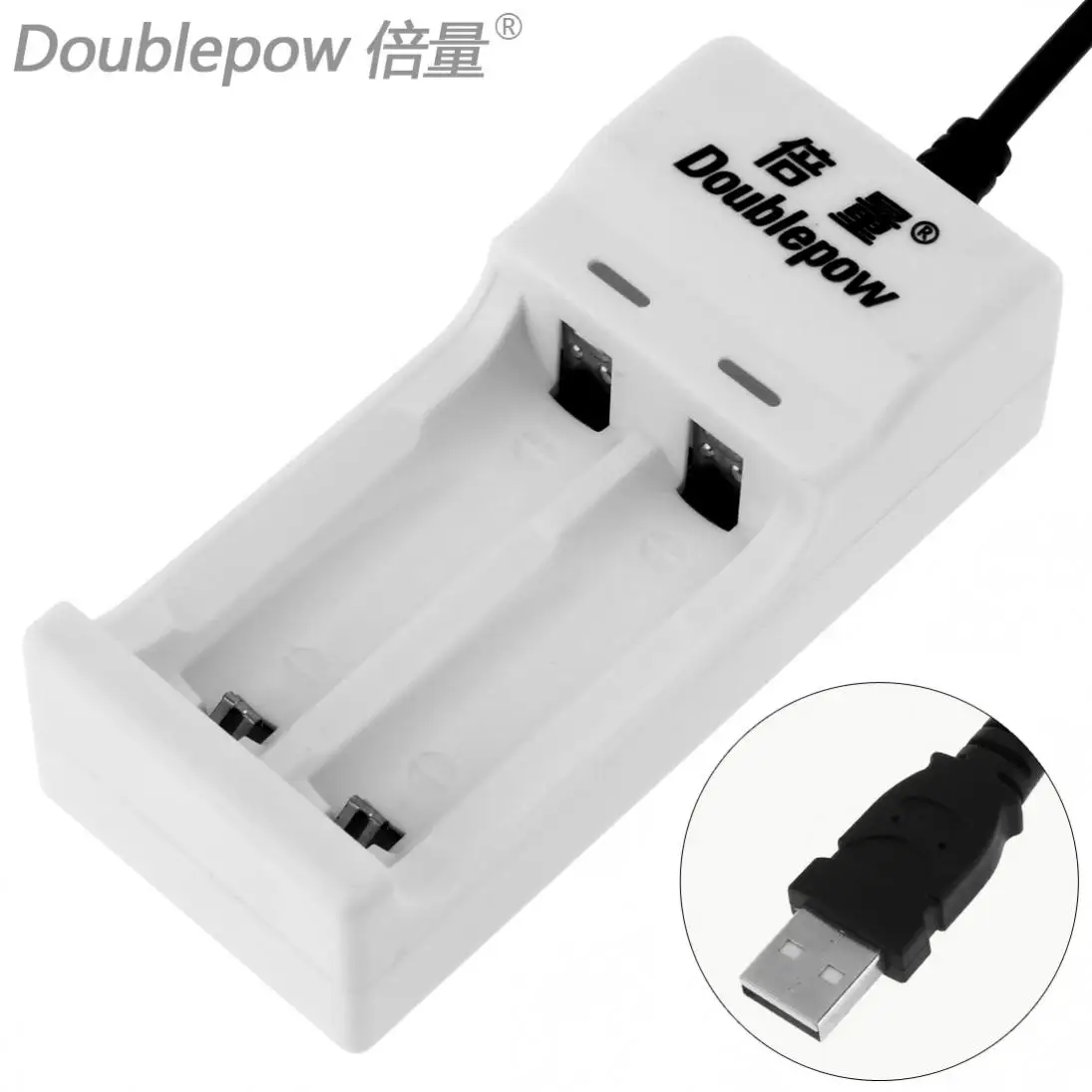 Новое зарядное устройство Doublepow 2 независимых канала Быстрое интеллектуальное USB