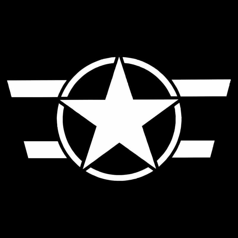 YJZT 12 7 см * 1 Star наклейка на машину мотоцикл виниловые наклейки черный/серебристый