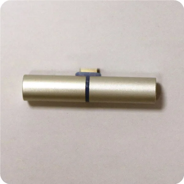 Gold 50 шт. 2in1 аудио адаптер для 8 pin 3.5 мм наушники гарнитуры конвертер с зарядки для iPhone X 8 7 7 плюс 6 6S плюс - Цвет: Gold