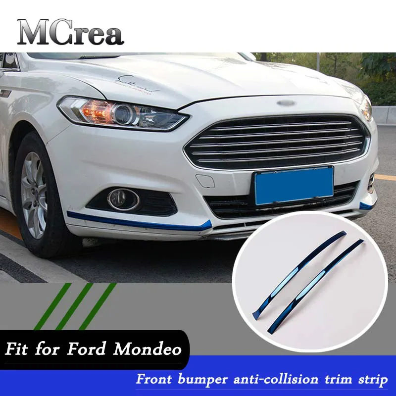 Mcrea Авто Нержавеющая сталь наклейки для Ford Mondeo MK5 MKV 2017 2018 противоскользящая