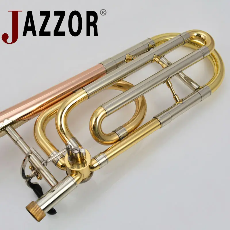 Высокое качество тенор Тромбон Профессиональный jazzor jzsl-800 бемоль настройки слайд