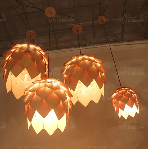 Подвесная лампа из соснового конуса для дома гостиной опт|pendant light lamp|lamp for homewood