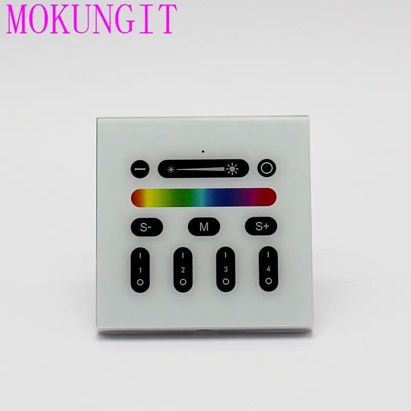 5 шт. Mi light 2 4G 4 зонный сенсорный экран RGB RGBW светодиодный контроллер Беспроводной RF