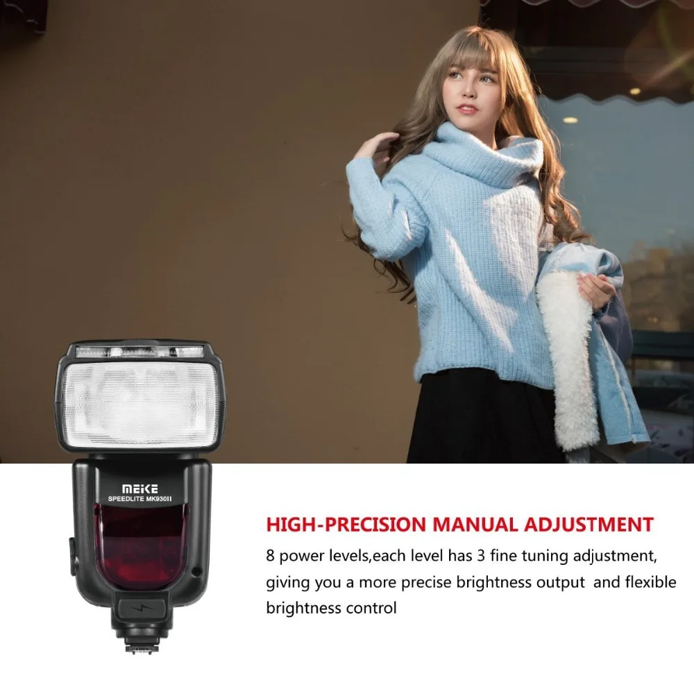 MEIKE MK 930II профессиональная вспышка с ручной регулировкой для Sony отдельная