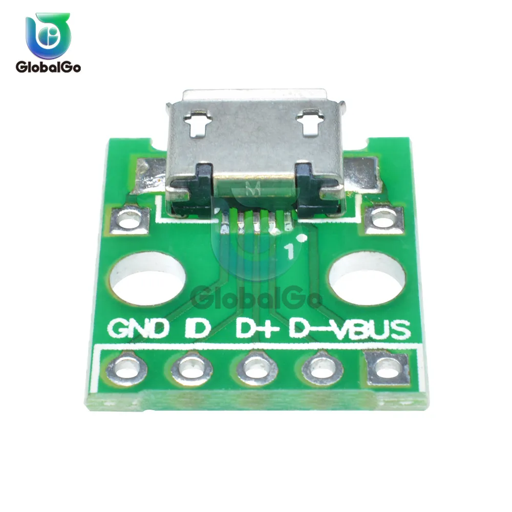 Micro USB DIP адаптер Мужской Женский Разъем Тип B Тип A Мини USB разъем порт Sockect панель PCB конвертер макет