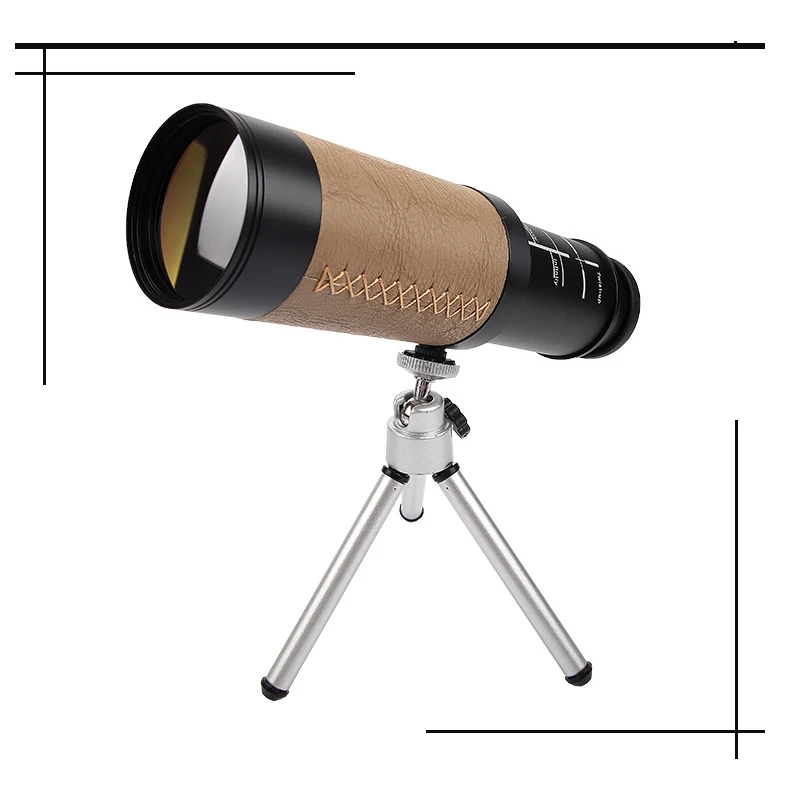 NANOO Zooming Focus 10X50 монокулярный телескоп в ретро стиле с низким ночным видением