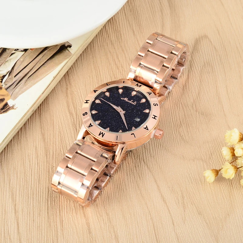 Новое поступление 2017 часы MASHALI из тяжелого металла и стали кварцевые наручные с