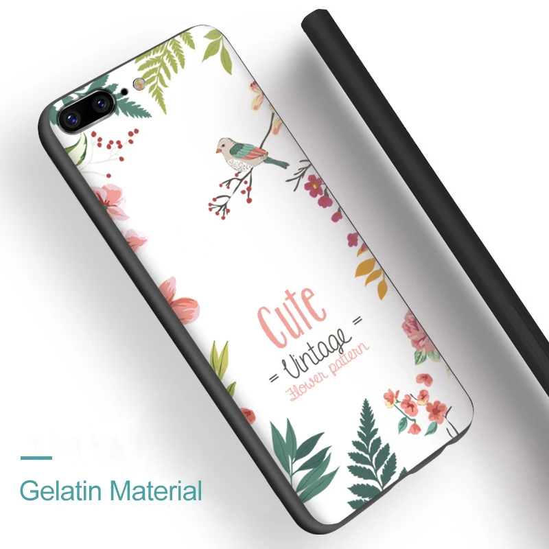 For iphone7/8/x/xs/6S/6/6plus mobile phone case male and female coloured relief full edge fashion anti falling cover protection |