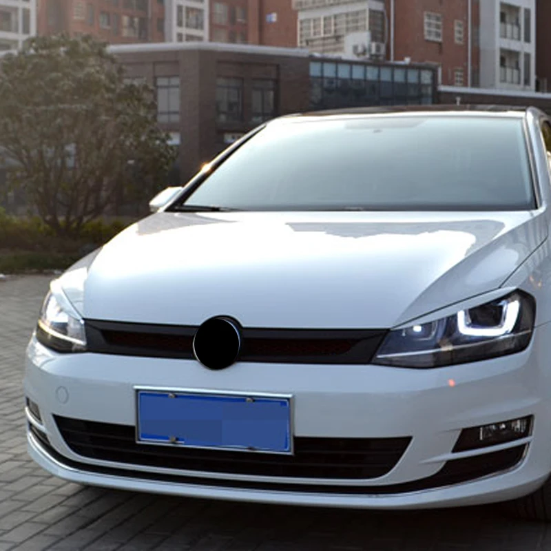 Carmonsons фары для бровей Веки ABS Хромированная накладка наклейка для Volkswagen VW Golf 7 MK7 GTI аксессуары для стайлинга автомобилей