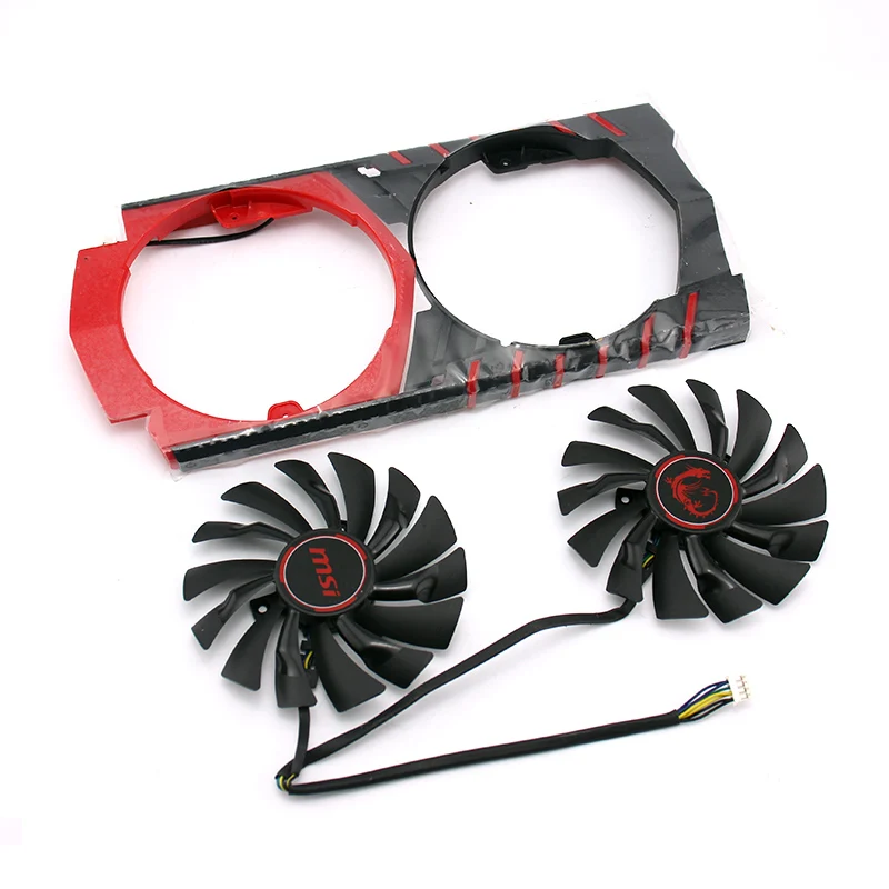 Новый оригинальный кулер для видеокарты MSI GTX960 игровой вентилятор с радиатором