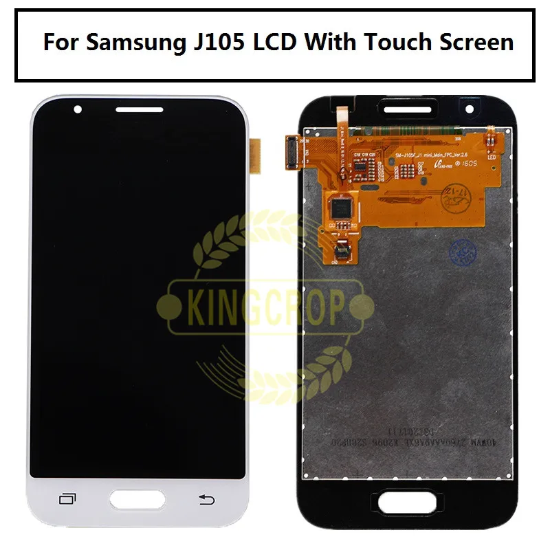 800*480 ЖК дисплей для Samsung Galaxy J1 мини J105 J105H J105F J105B J105M SM с сенсорным экраном