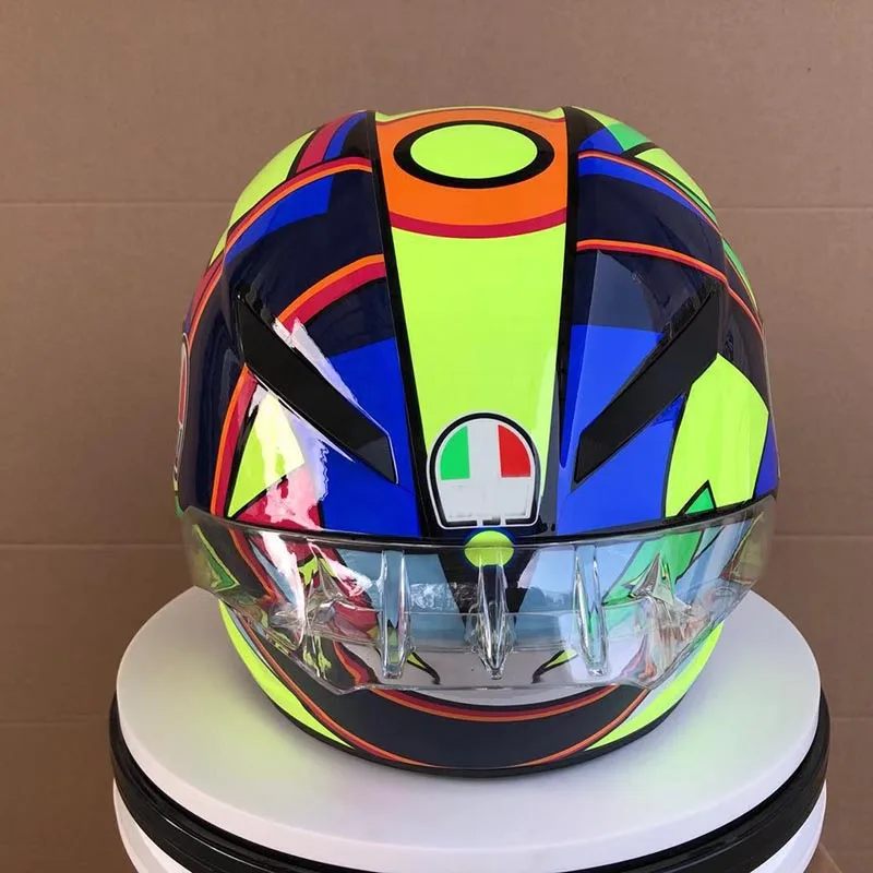 Большое крыло casco мотокросса флип-ап шлем в четыре сезона анфас шлем с открытым лицом мотоциклетный спойлер шлем