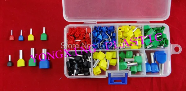 Комплект изолированных клеммных колодок с двойным наконечником и