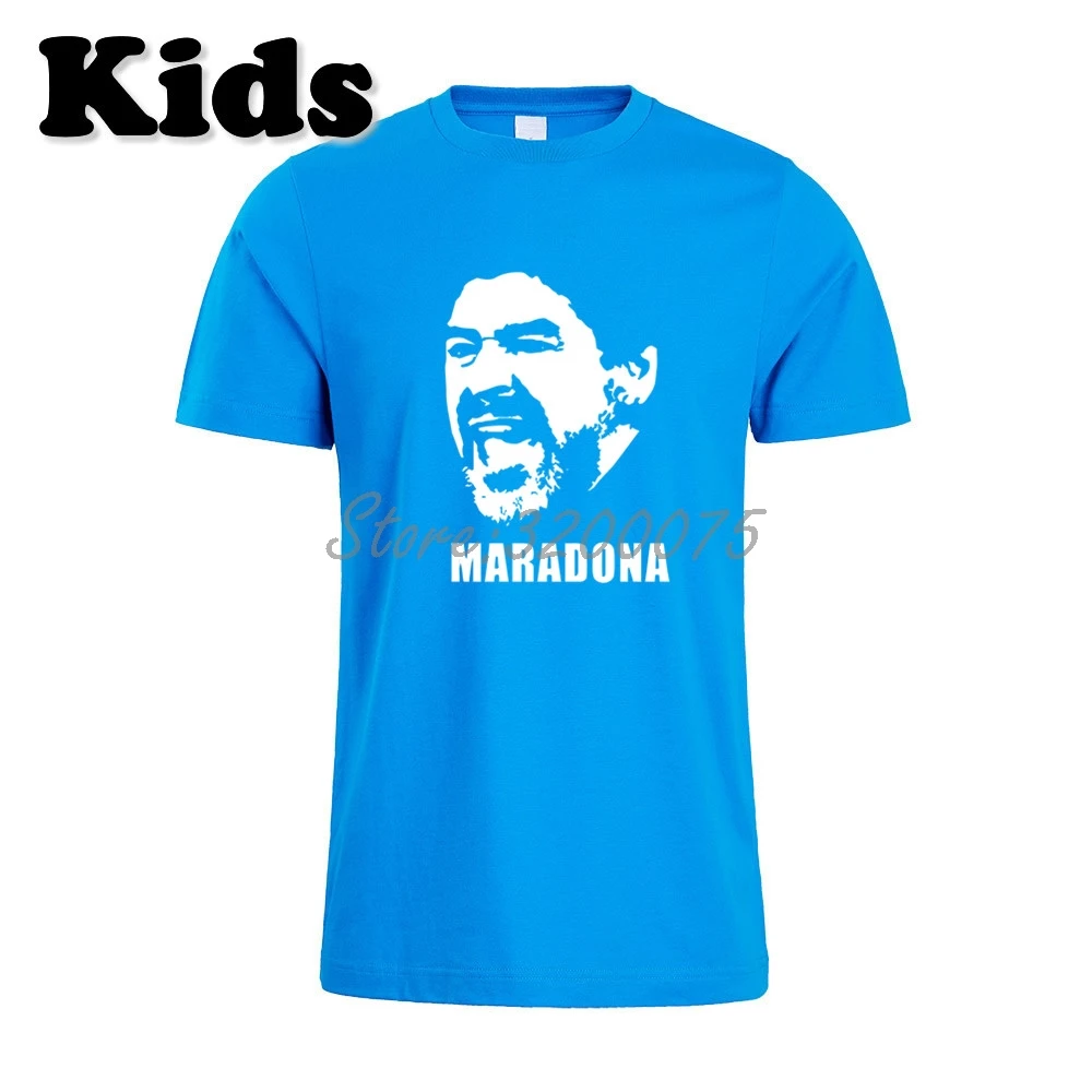 Детская футболка с надписью Diego Armando MARADONA 10 el dies Argentina Napoli Legend pibe uomo bimbo autografo для