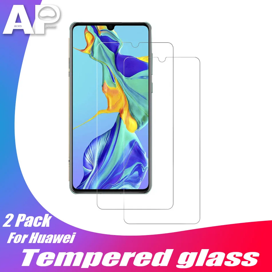 2 шт. защитная пленка для экрана телефона Huawei P40 Pro P30 Lite 9H Mate 10 20|Защитные стёкла и