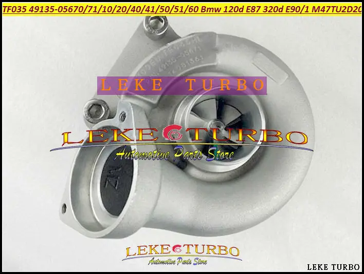 Фото Турбокомпрессор ww Turbo TF035HL-6B 49135-05671 49135-05670 11654716166 для BMW 120D E87 320D E90 E91 03- M47T M47TU2D20 2.0L 163 л.с. №2