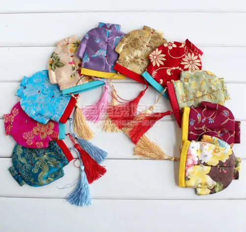 Оптовая продажа 10 шт. искусственная ткань кошелек для монет ювелирные изделия|gift