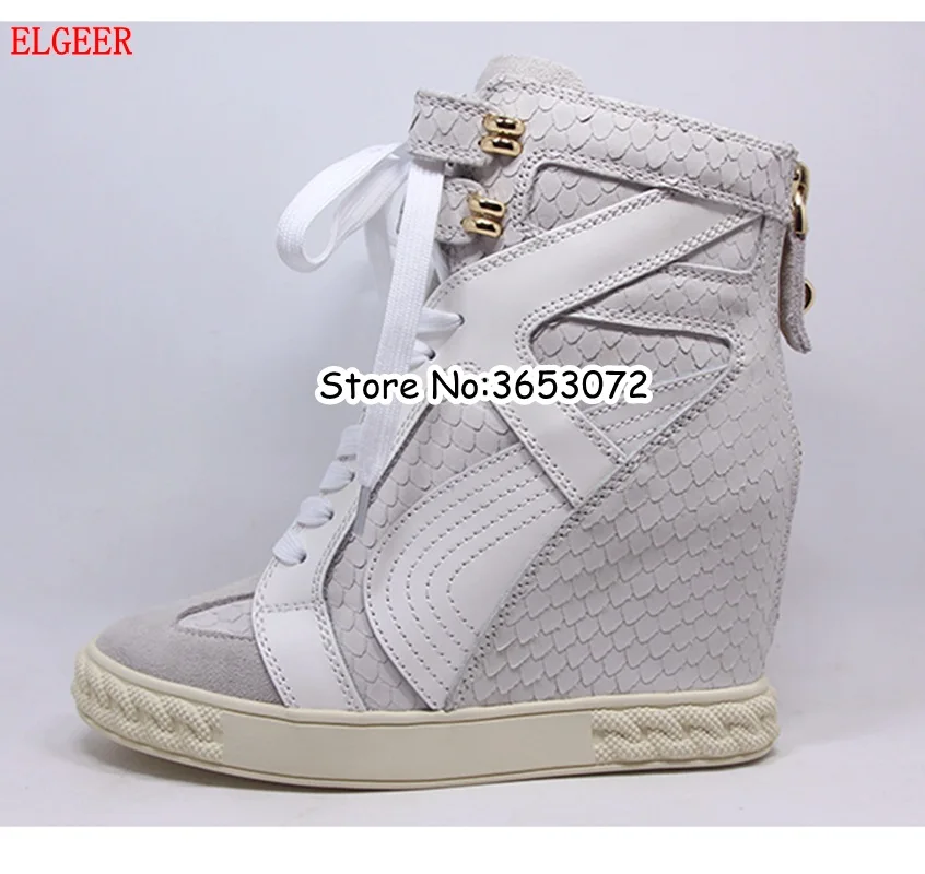 Женские ботильоны в уличном стиле из крокодиловой кожи розового и желтого цвета