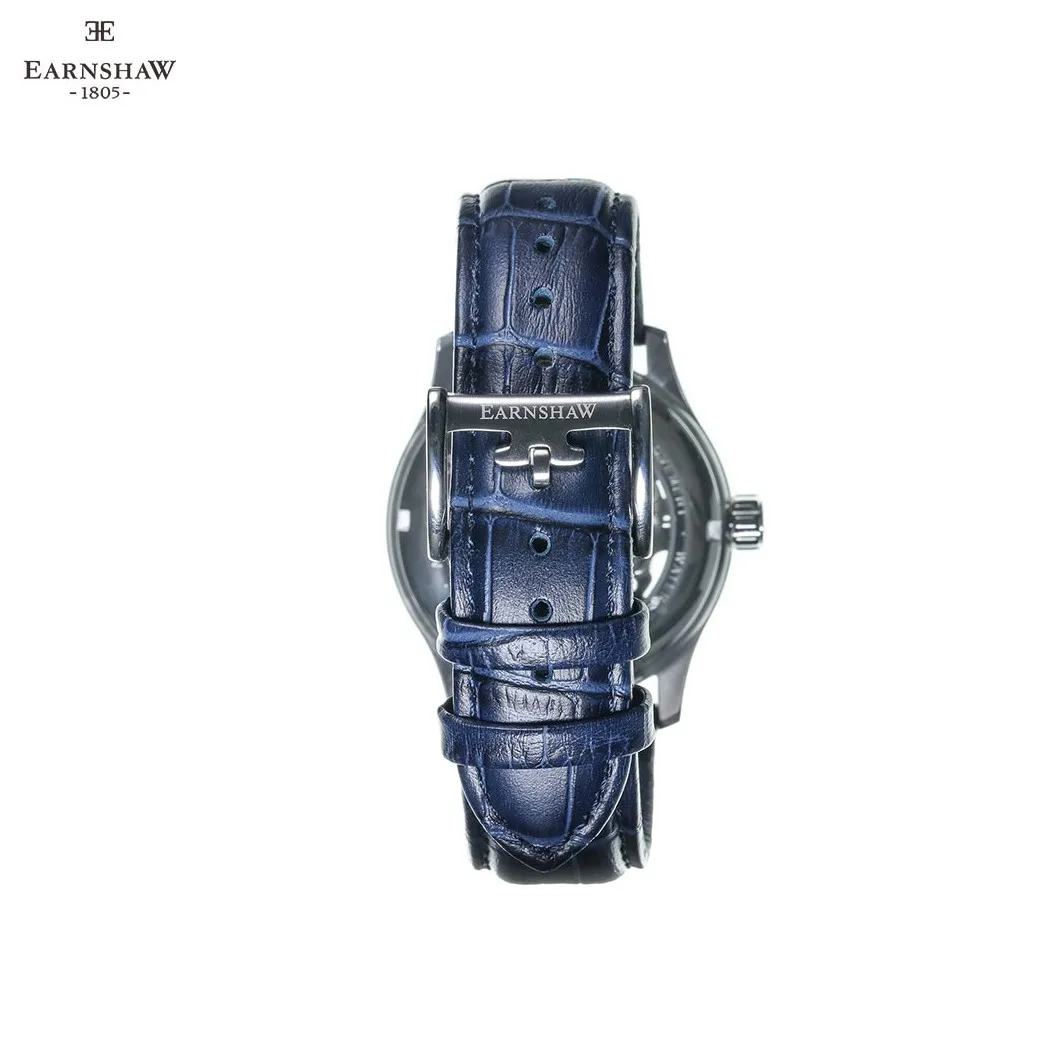 Наручные часы Earnshaw ES-8076-02 мужские механические с автоподзаводом на кожаном