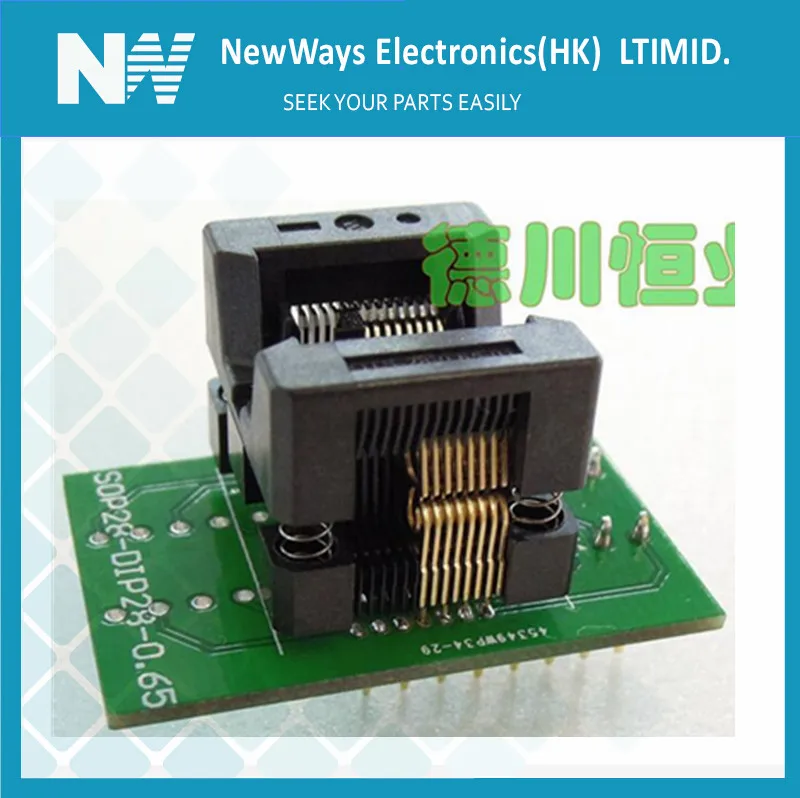Ic Socket Tssop16 To Dip16 Ots 16 28 0 65 01Ic тестовый блок программатор адаптер|socket dip16|socket 28socket ic |