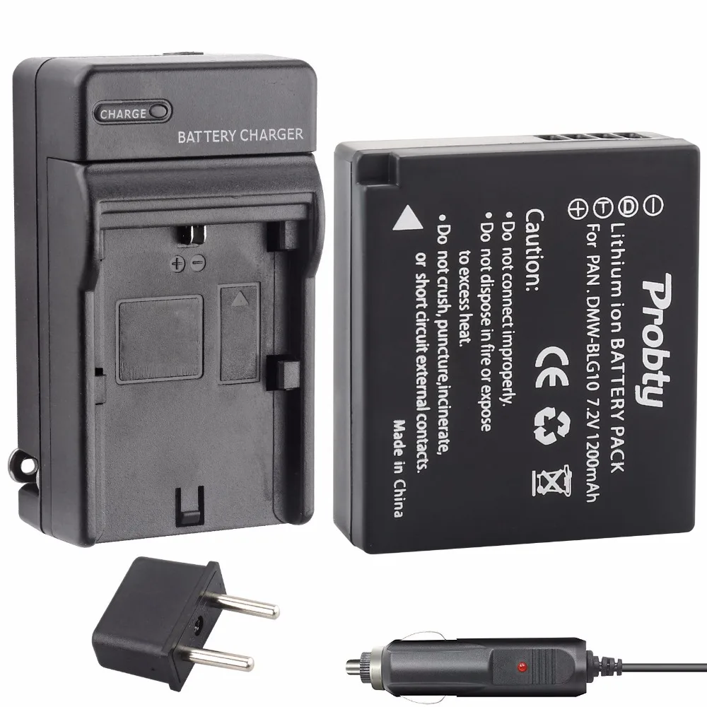Probty DMW-BLG10 ДМВ BLG10 Батарея + Зарядное устройство для цифрового фотоаппарата Panasonic