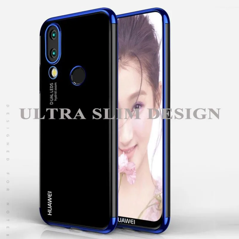Противоударный мягкий силиконовый чехол с покрытием для Huawei Nova 2i 2S 3 3i 3e P10 Plus P20 Pro