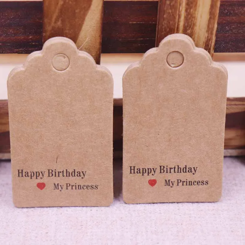 100 шт зубчатая крафт-бумажная карта/новый стиль бирка/свадебные любимые