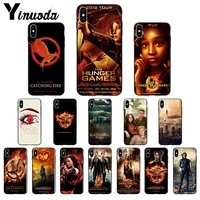yinuoda movie the hunger games tpu soft silicone phone case cover for iphone 5 5sx 6 7 7plus 8 8plus x xs max xr