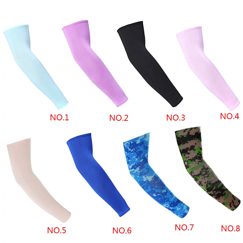 1 Pair Unisex Summer Outdoor Anti UV Long Oversleeve Sun Protection Cycling Driving Fishing Arm Sleeve Cover | Спорт и развлечения
