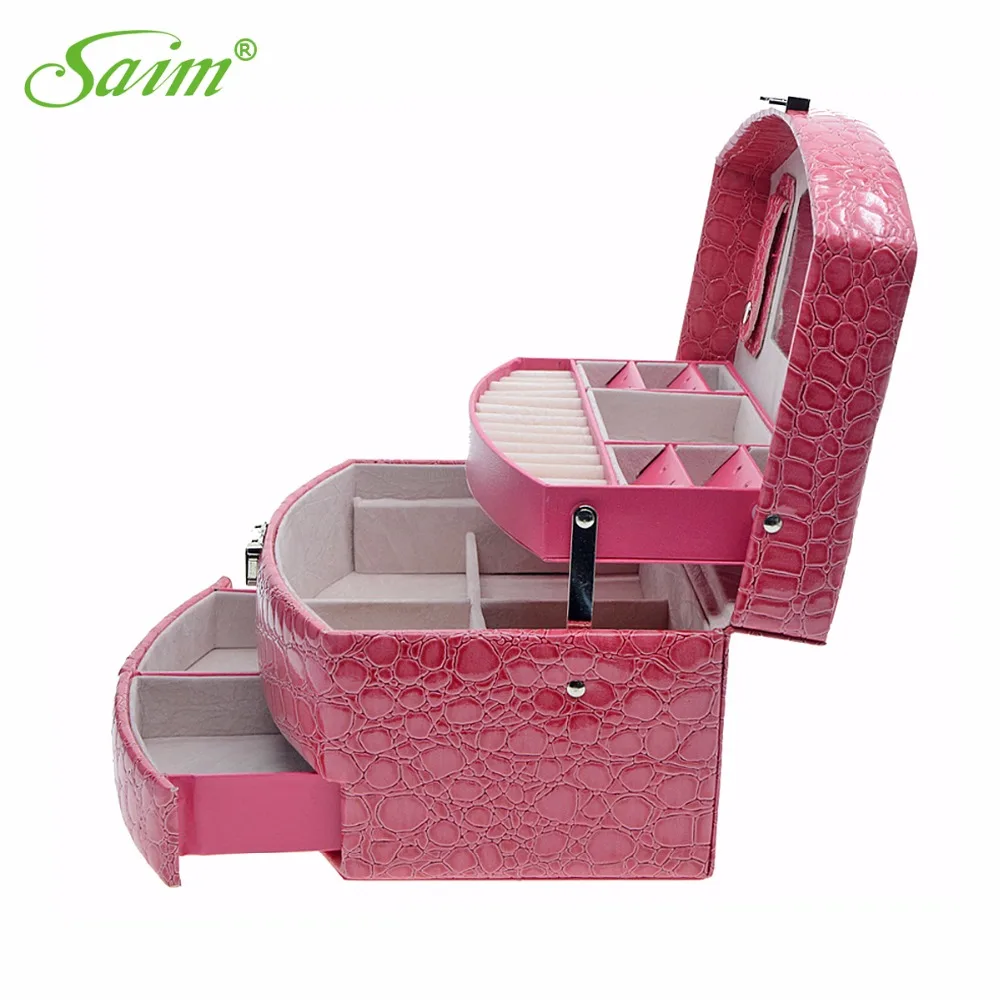 Красивая шкатулка для ювелирных изделий большой размер контейнер безделушек