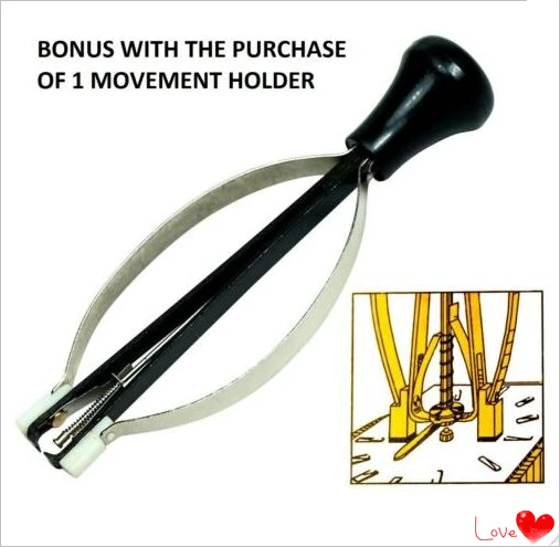 

Watch Movement Holder for ETA 7750 - 7758 / SW500 13 1/4 Tool for Watch Repair+Bonus Hand Remover Tool
