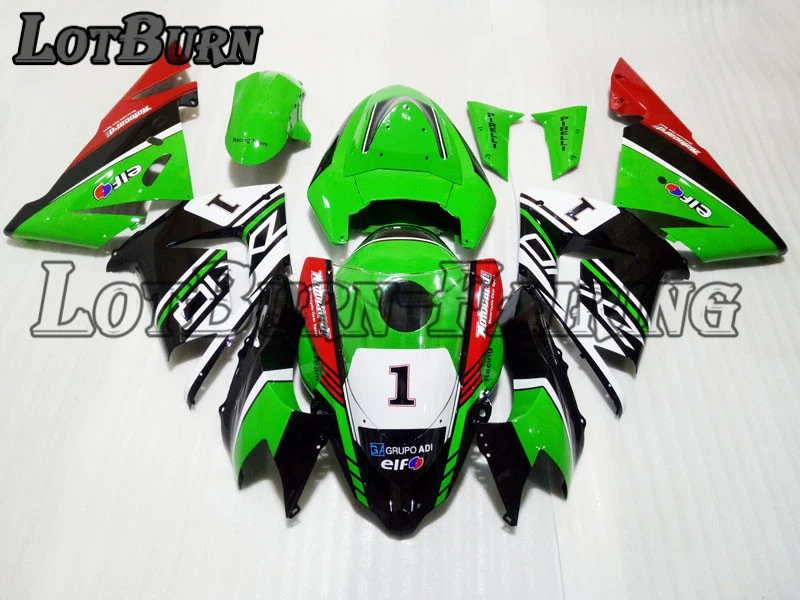 Мото мотоцикл обтекатель комплект подходит для Kawasaki ZX10R ZX-10R ZX 10R 2004 2005 04 05 ABS