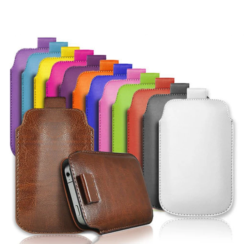 Leather Pouch Coque For iPhone 5 5S SE 5C Case Pocket Rope Pull Cover For iPhone 12 11 Pro Max XS X 6 7 8 Plus Phone Bag Case