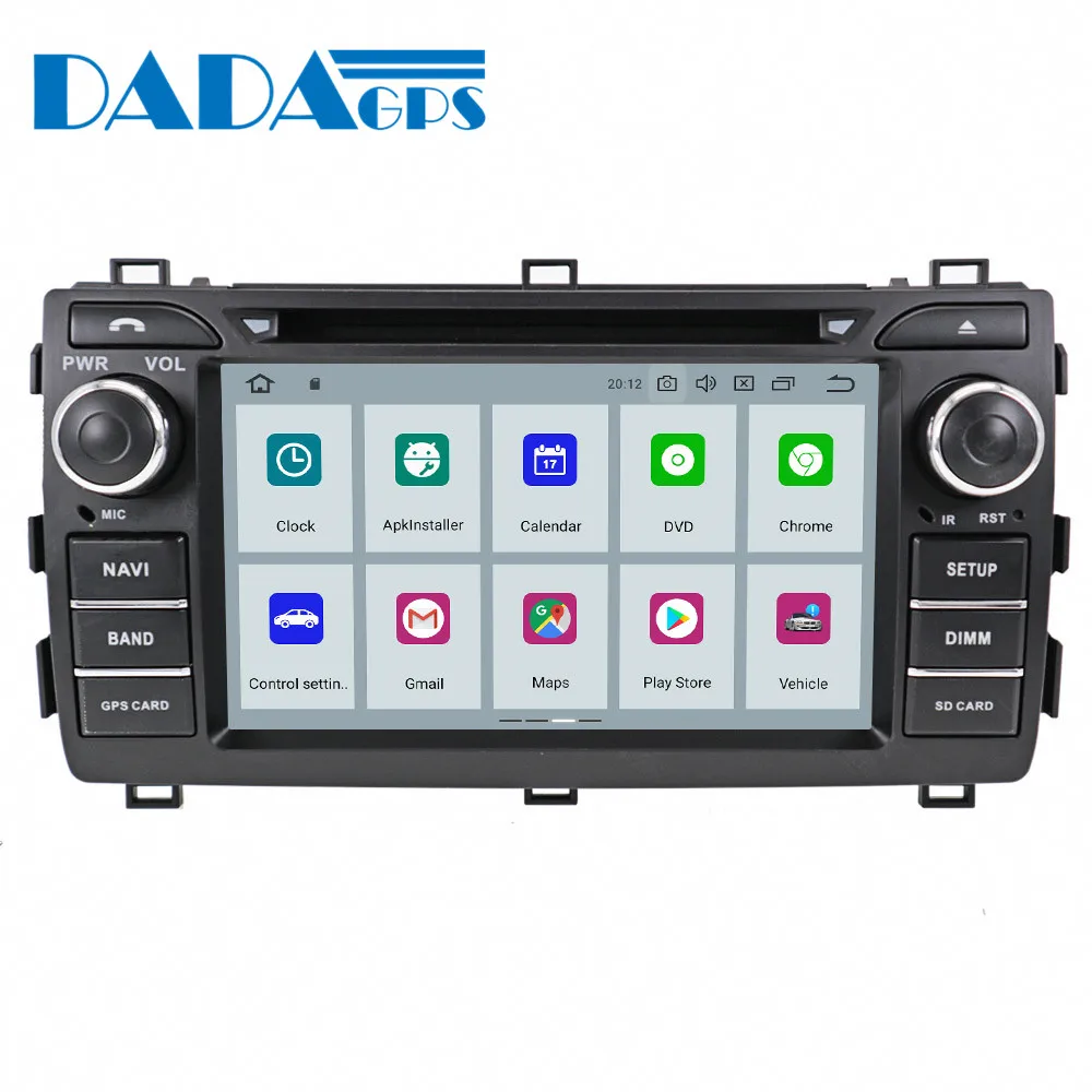 Мультимедийная магнитола для Toyota Auris мультимедийный DVD плеер на Android 9 0 4 + 32 ГБ с GPS