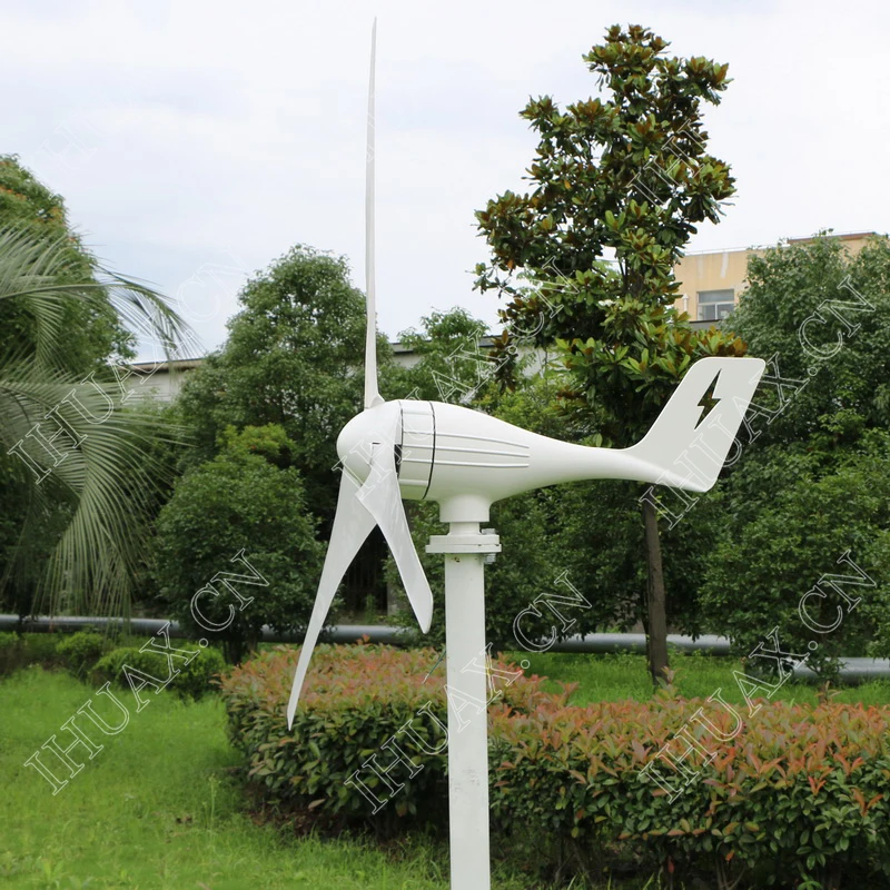 Kit d'éolienne 600W AC + contrôleur de charge hybride, pour moulin à vent 1200w et panneaux solaires 800W