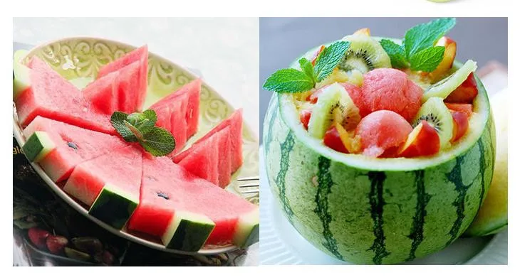 Кухонный удобный практичный инструмент креативный нож для арбуза дыни резки