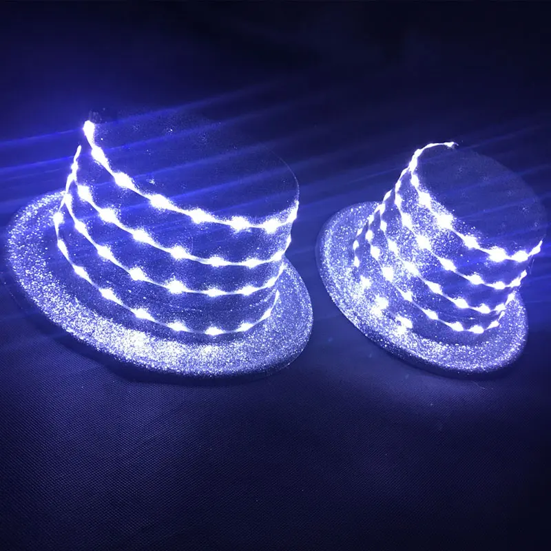 Креативная Люминесцентная шляпа светодиодная флуоресцентная шапка для