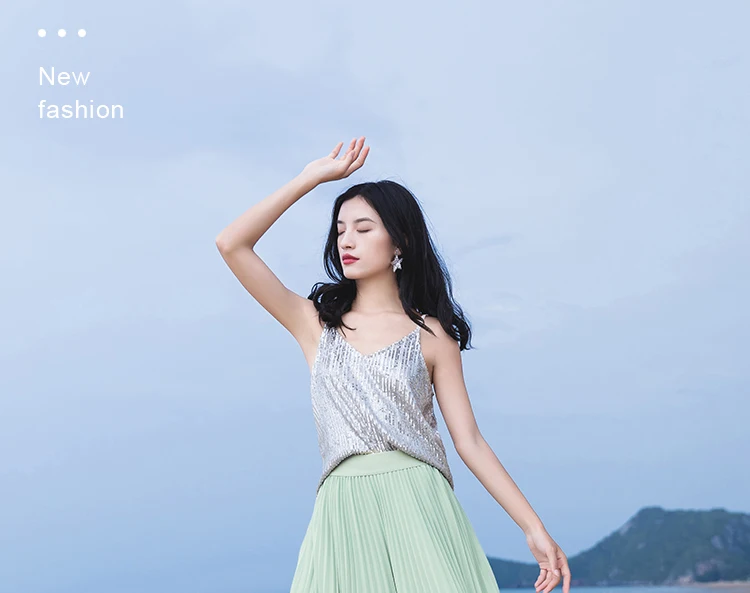 Summer Long Skirts Womens High Waist Vintage Boho Pleated Skirts Solid Color Chiffon Beach Maxi Skirt For Women Saia Faldas