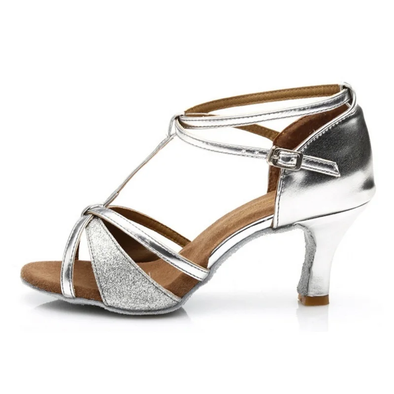 Пикантная Женская танцевальная обувь на тонком каблуке 5 см для латинских