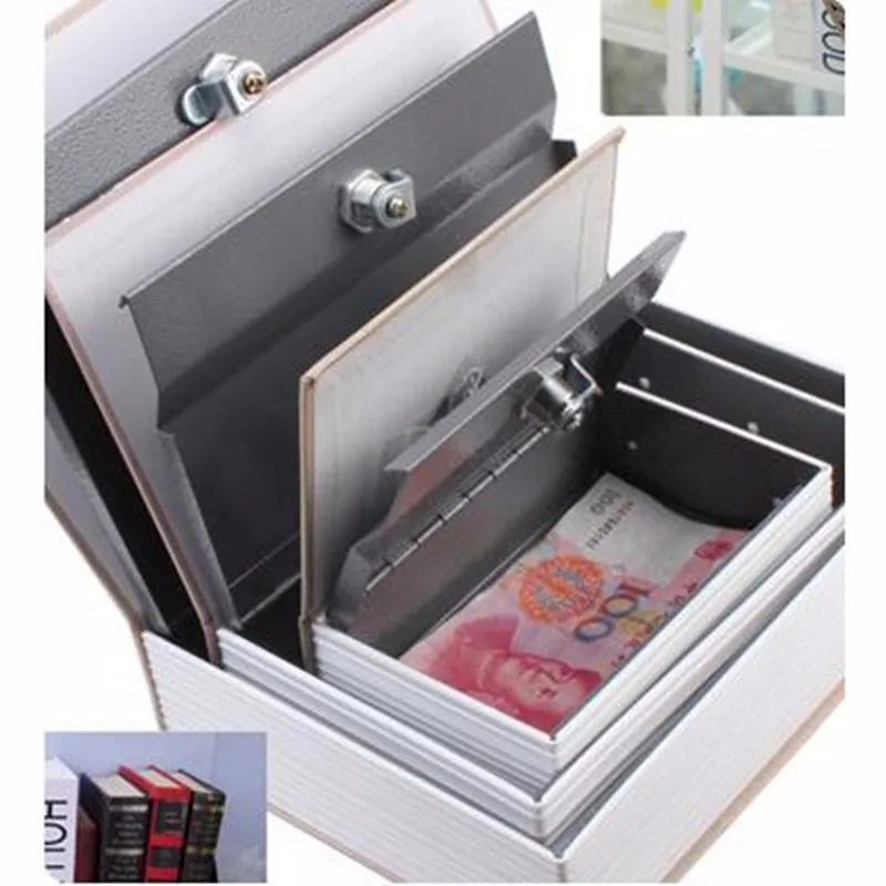 Ящик для хранения секретная книга сейф денег скрытый секретный шкафчик