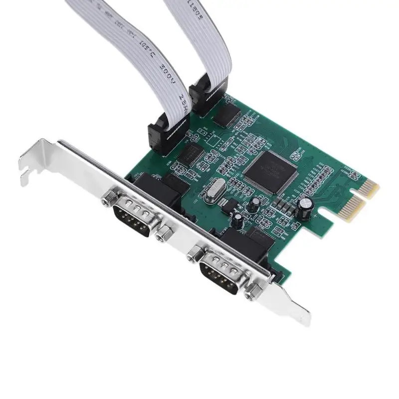 Pci-E к 4 последовательный порт карта расширения Rs232 интерфейс адаптер с длинной