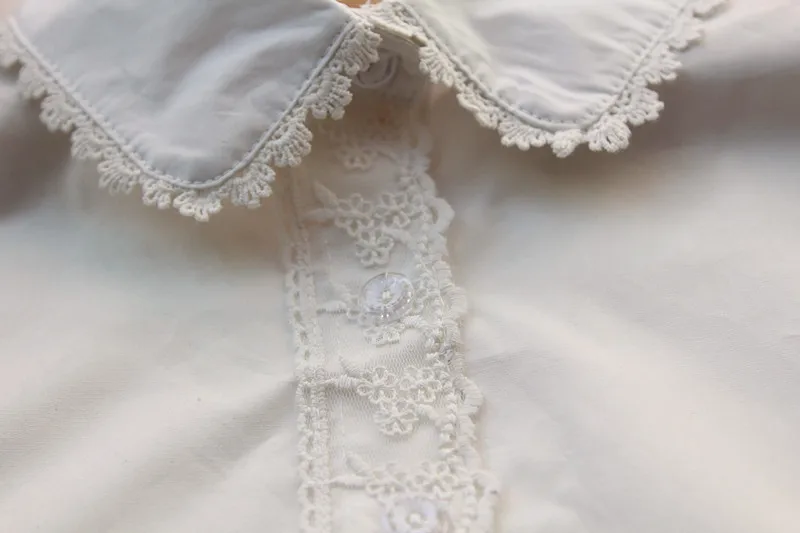 fake shirt collar minimalist decoration sweater female idyllic cotton false peter pan beard detachable | Украшения и аксессуары