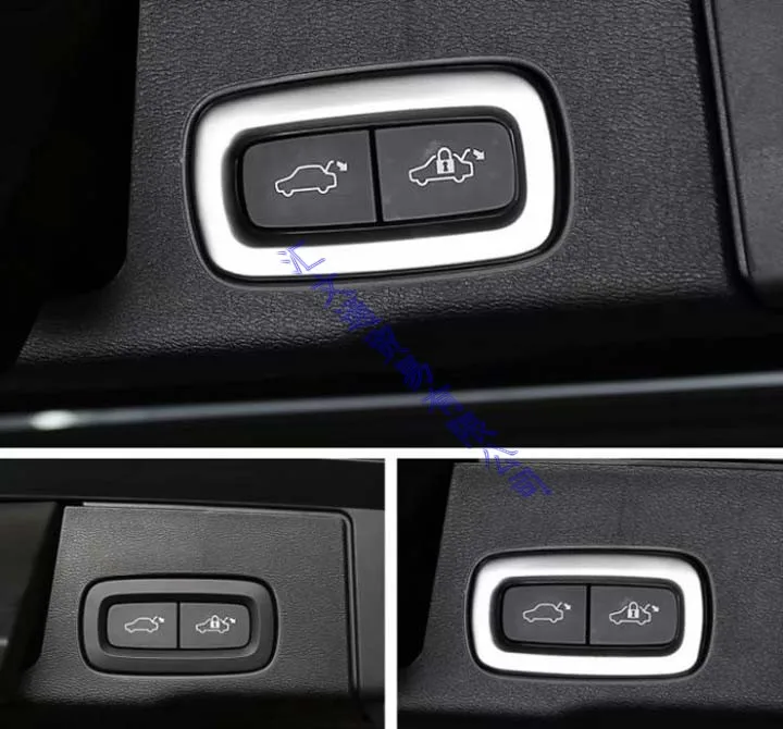 Для Volvo XC60 2018 2019 ABS хромированная крышка задней двери кнопка переключателя панель